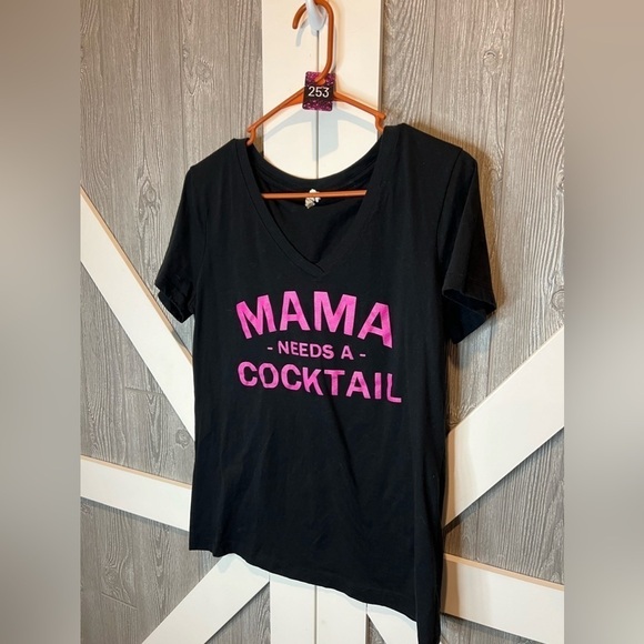 Ideal T Tops - 253. Ideal T • “Mama Needs A Cocktail” XL